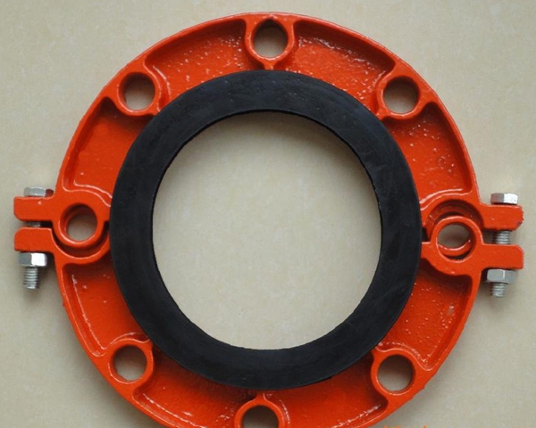 Astm A536 Grade 65-45-12 Ductile Cast Iron Pipe Fittings Grooved Flange