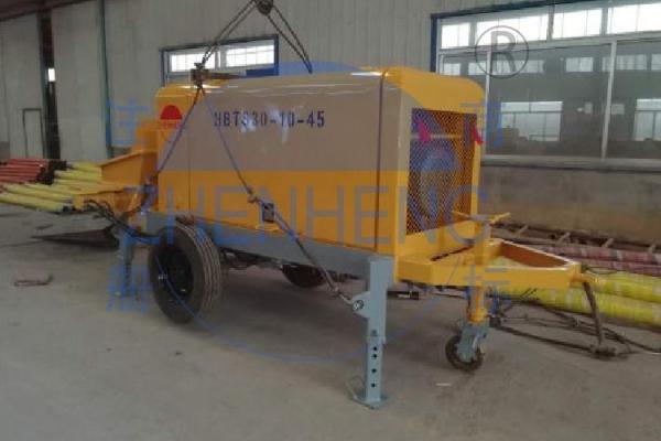 Mobile 30m3 / H Electric Concrete Pump With Mixer Stable Performance Durable