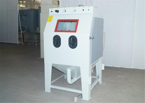 Dry Sand Blast Cabinet With Dust Collector / Separator 0.8 - 1.2m³ / Min Air Consumption