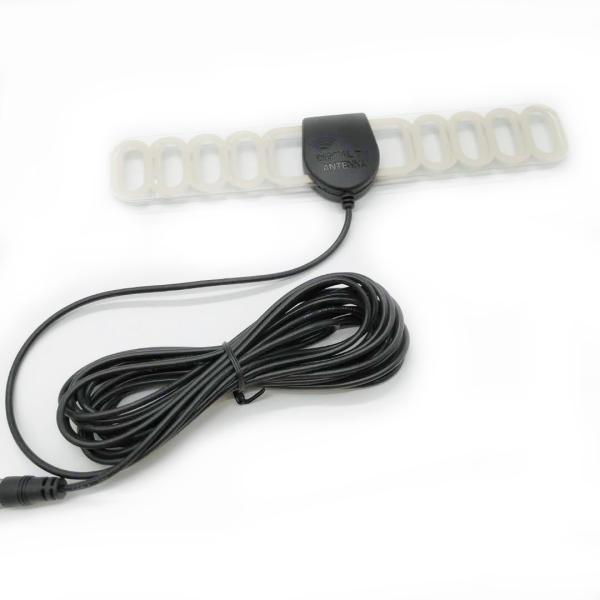 Black DVB-T DVB-T2 HD Indoor Television Aerials 30DBI High Gain Detachable Signal Amplifier
