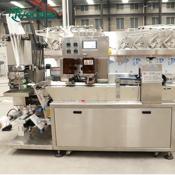 Non Woven Wet Wipes Making Machine with 2.5KW Power and 120-200bags/min Packing Speed