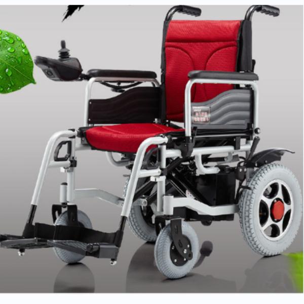 Electric wheelchair 140Kg lightweight capacity lithium battery power foldable portable wheelchair for 140kg older