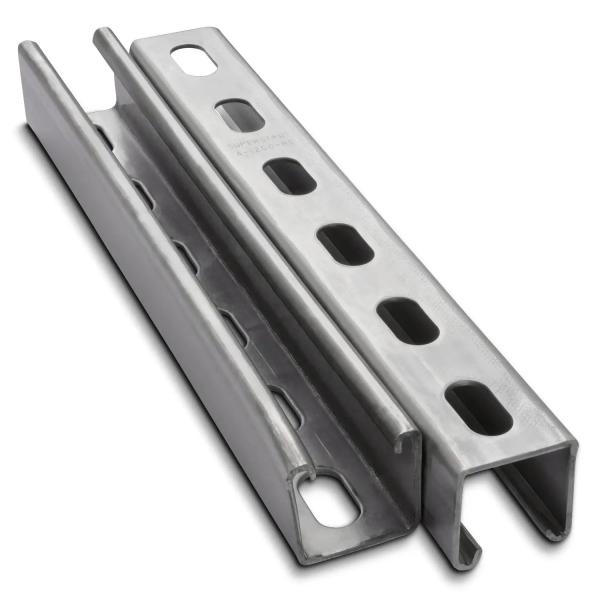 C Shaped Galvanized Steel Strut Channel For Construction Slotted C Channel