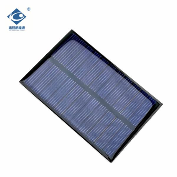 5.5V Strip Solar Photovoltaic Panel 0.6W Customizable Mini Epoxy Solar Panel ZW-8454