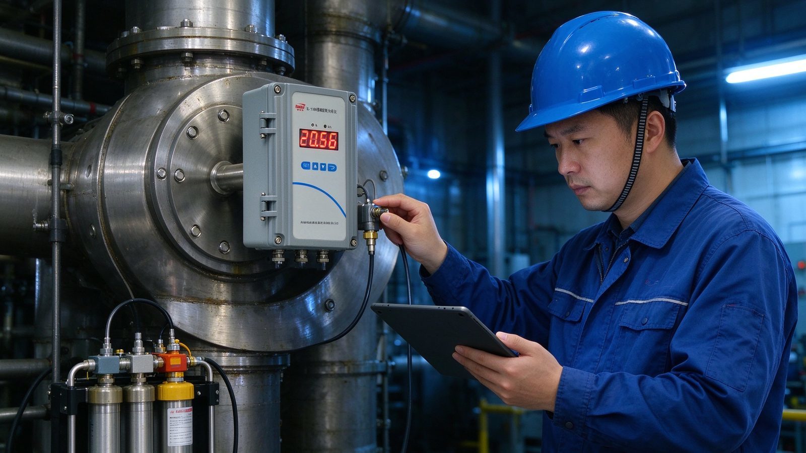 Zirconia Flue Gas Oxygen Analyzer Detector High Precision 1%F.S Fast Response O2 0.4-1.5m