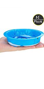 Emesis Bag, Disposable Vomit Bags, Aircraft & Car Sickness Bag, Nausea Bags For Travel Motion Sickness (Blue)