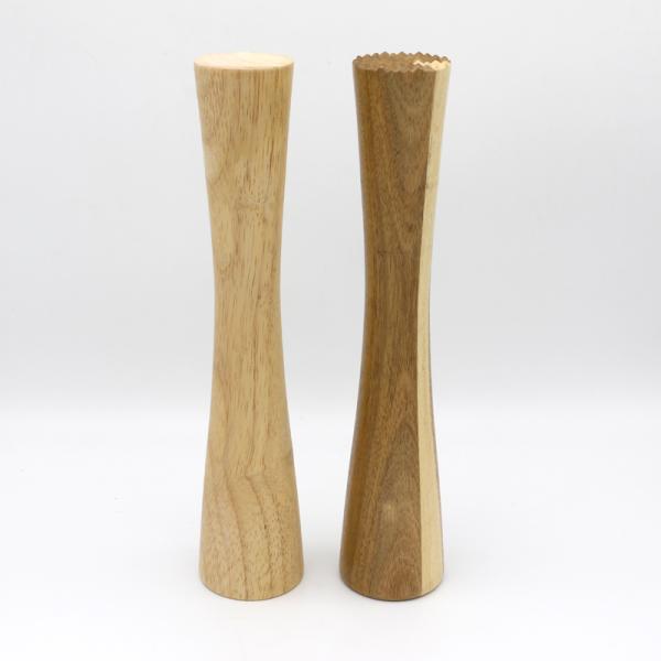 310 x 60 mm Muddler en bois poli Acacia Bois d'ail Glace Pound Stick