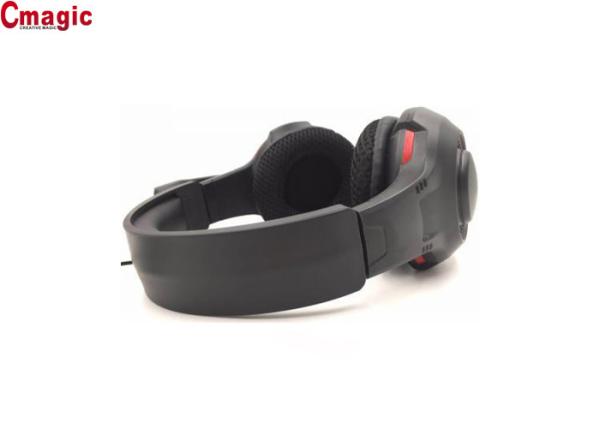 PS4 Computer Gaming Headphones Soft PU Material Noise Reduction With 3.5mm Connectors
