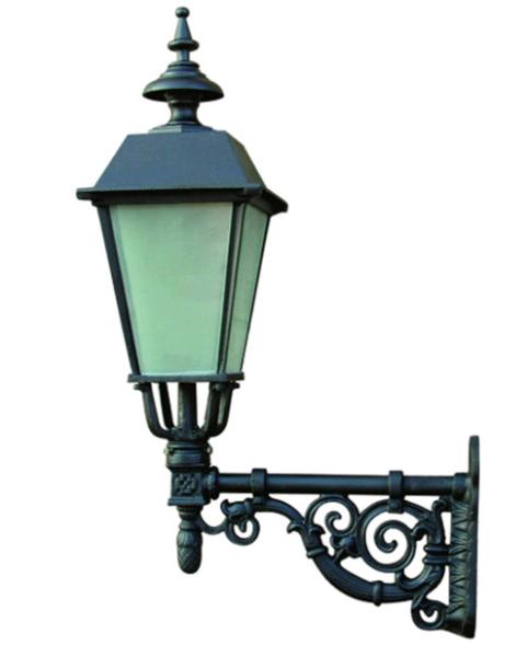 Decoração exterior impermeável antiga 25kg da lâmpada de parede do jardim do ferro fundido