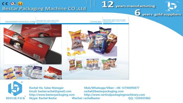 Automatic Packaging Film Hotsealable Laminated For Coffee Beans