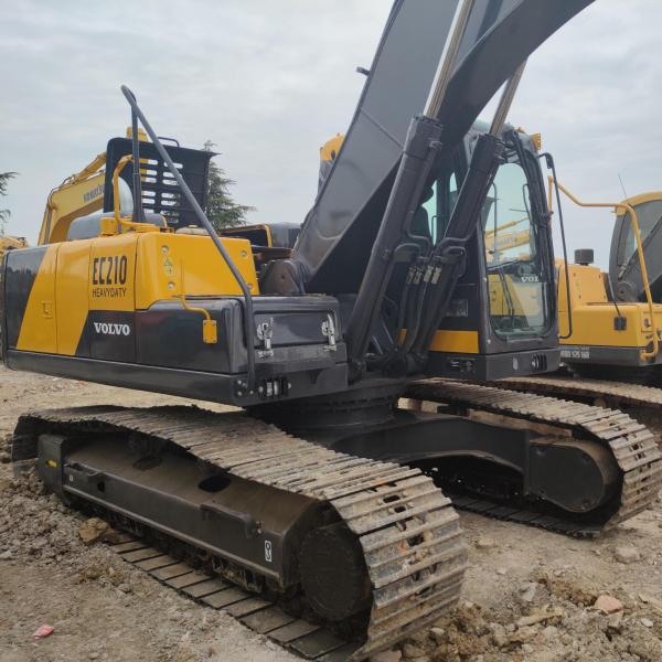 Original Used Excavator Hydraulic VOL EC210B 20 Ton Crawler Digger 107kwn with 1.25m3 bucket