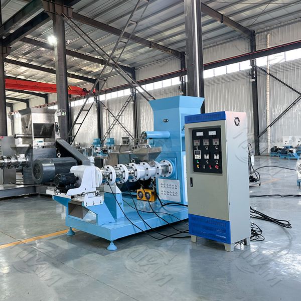 500-2000kg/h Large capacity High Productivity Feed Extruder Machine for Fish Dog Livestock Pellet Farm New Floating Gear Motor for Food