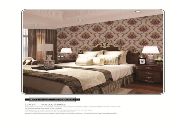 2018 new PVC waterproof PVC Wallpaper classic damask design different color
