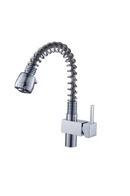 Tubos de mistura de cozinha de cobre cromado de tipo flexível para cozinha T81095A