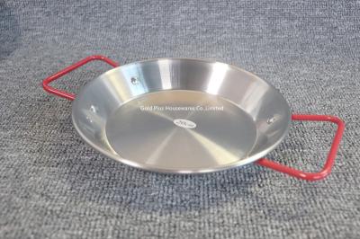 Kitchen fried cooking tool  20cm spanish seafood pasta paella pan non-stick flat frying pan saucepan