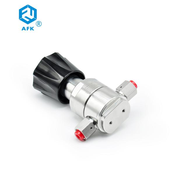 Stainless Steel 316L 1/4 VCR Pressure Regulator 0.09 CV 600psig - 3500psig