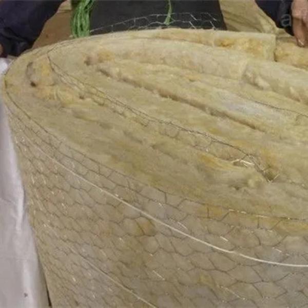 Basalt Rockwool Fire Blanket With Wire Mesh Rock Wool Products