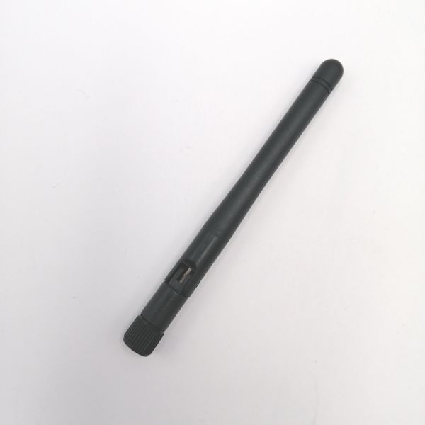 RP SMA-J 2.4/5.8G 2400-2500/5150-5850M 3dbi omnidirectional Wi-Fi Bluetooth ZigBee plastic rod-shaped antenna 10x109mm