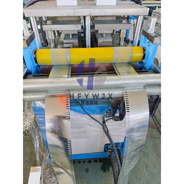 High Precision Flexible Duct Connector Machine For 0.3-0.6 Mm Material