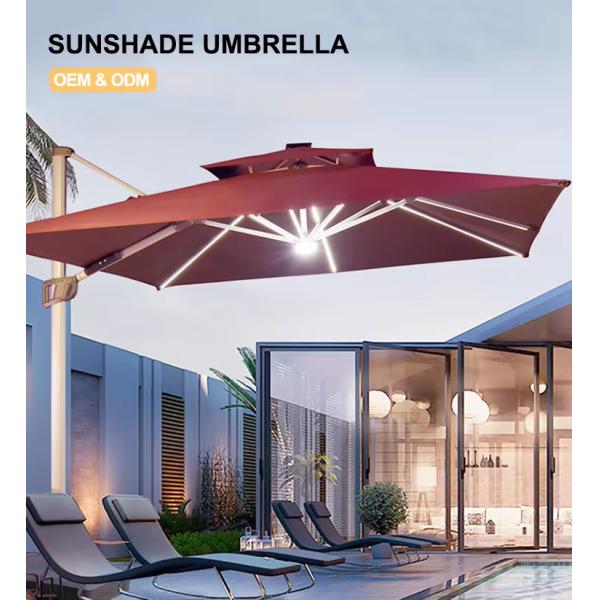 Красный римский стиль наружные парашюты для садов и балконов