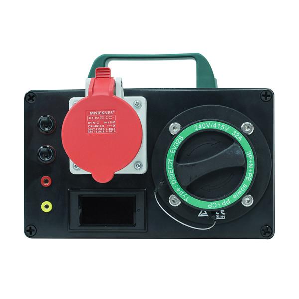 Portable ev charger tester equipment with type 2 socket ev charger tester ev charger connector