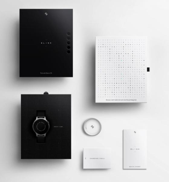 Custom OEM Watch Box Gift Packaging White Shell Black Inside Foam
