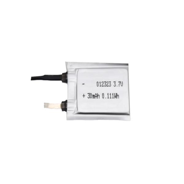 3.7V 30mAh KC Certificated Li Ion Rechargeable Battery for Electronic and Medical Devices
