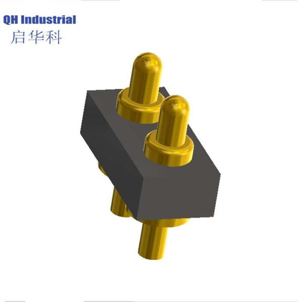 2Pin 2.54mm Pitch Portugal Ce Standard Telecom Connector Magnetic Cable Connector Magnetic spring loaded pin Connector
