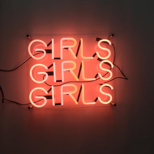 Pink Personalized Neon Light Letters Girls Girls Girls 7.5kv Home Decor