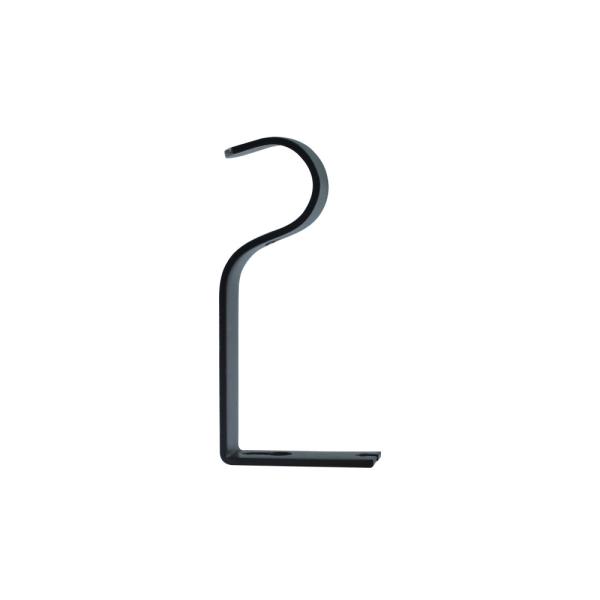 Package Carton Resin Curtain Pipe With Cylinder Shape Finials Customizable Curtain rod Finials