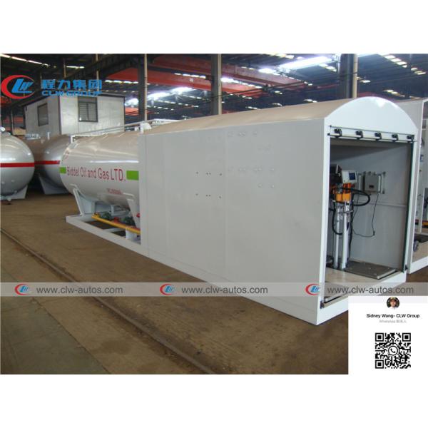 10000 литров 5 LPG тонн станции скида с танком стали углерода Q345R