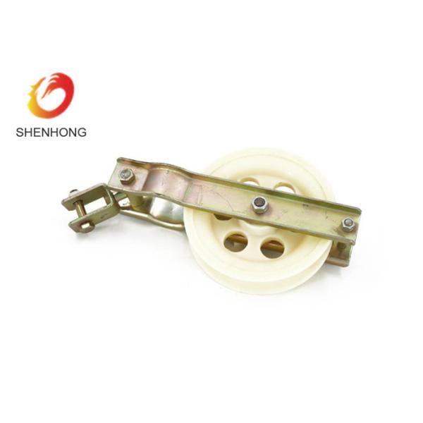 No Deformation Cable Pulling Pulley , Cable Pulley Block For Stringing