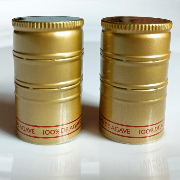 Twist Lock Aluminum Wine Bottle Caps 28mm Aluminium Screw Cap Non Refillable