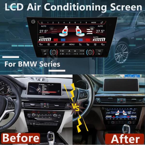 Автомобильный климат-контроль Для BMW X5 F15 X6 F16 2014-2019 AC панель сенсорная панель LCD цифровой приборной панель кондиционерный экран