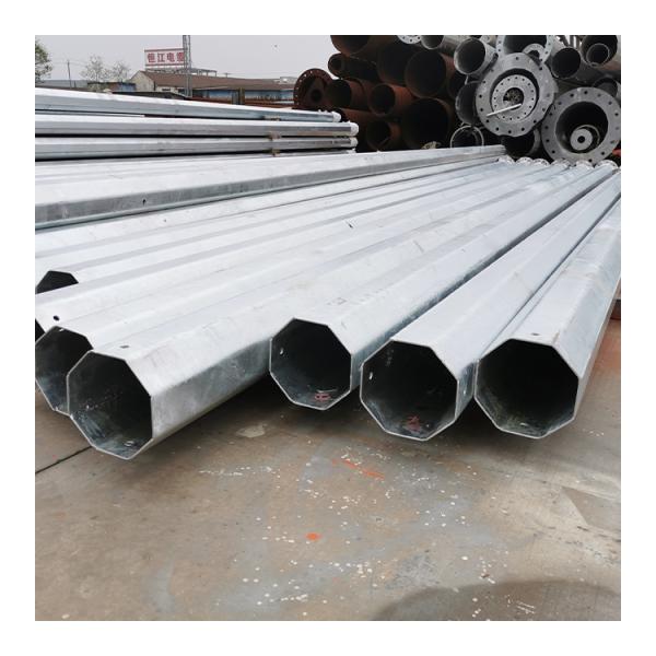 Q235b Q460 Monopole Telecom Tower Antenna Steel Tubular Swaged Pole