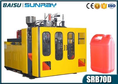 Liquid Soap Container Extrusion Blow Molding Machine 90 KG Plasticizing Capacity SRB70D-1