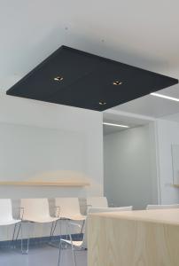 High Sound Asborption Office Ceiling Tiles Cement Board Wood Wool Acoustic
