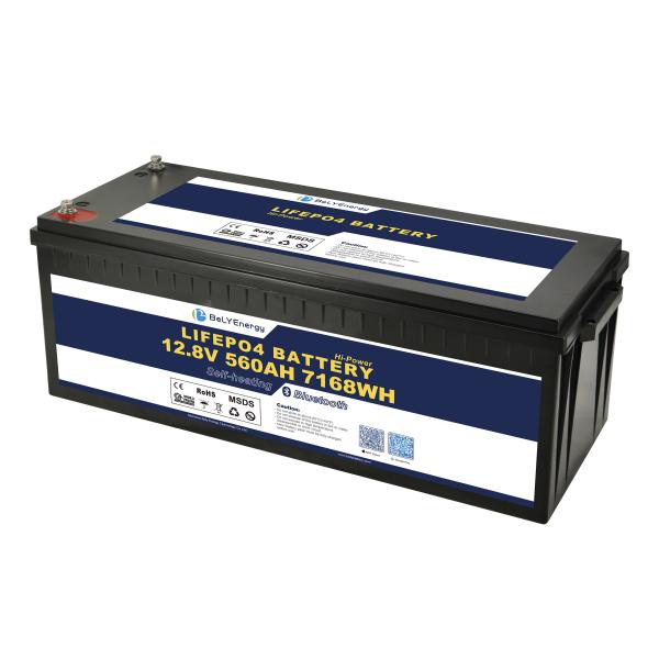 Bely Energy Li Ion Lithium 12V560AH LiFePO4 24 Volt Lithium Battery  for Off-Road RV Camper