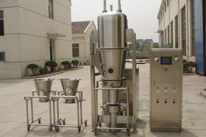 Fluid Bed Dryer Granulator Customized Fluidized Bed Coating Equipment