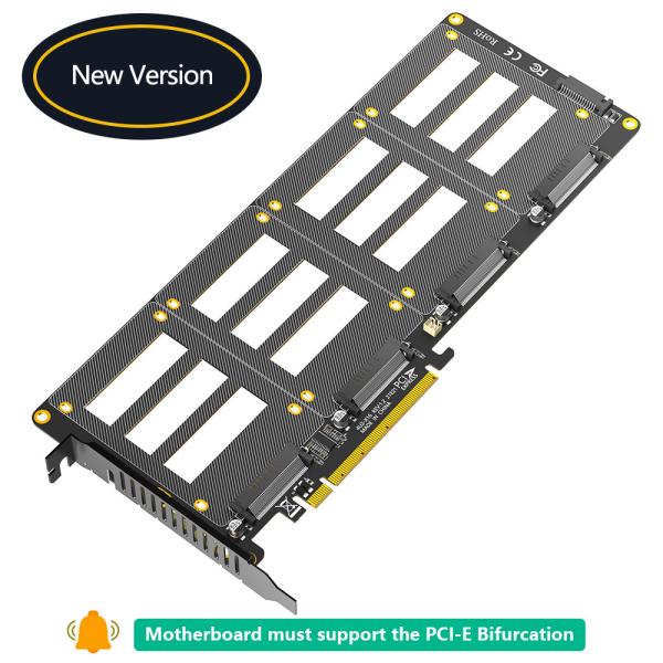 U.2 до PCI-e Riser Adapter PCIe4.0 X16 до 2,5