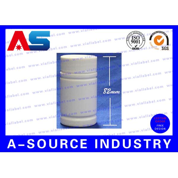 Экологически чистые 80 мл круглые пластиковые бутылки с таблетками / бутылки с лекарственными препаратами с винтовой крышкой