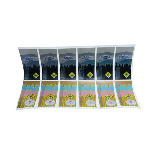 Ярлыки собственной личности лазера персонализированные Холограм слипчивые с особенной текстурой Метллик