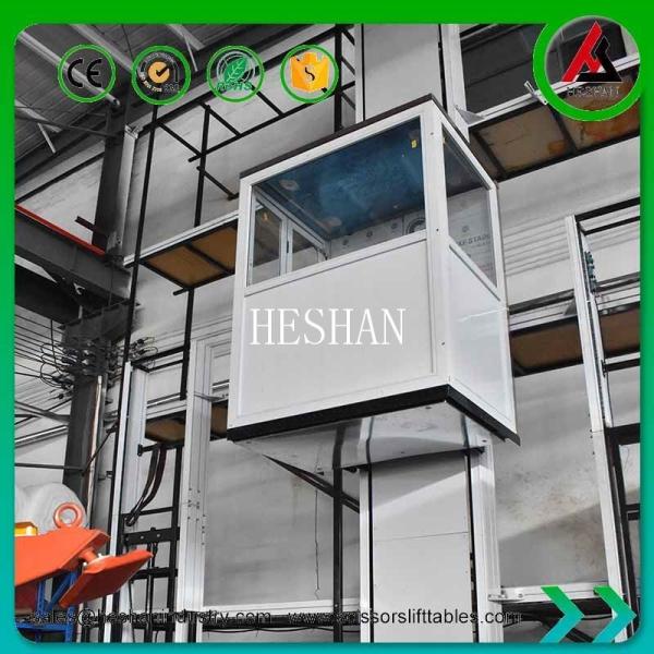 Mini Disabled Outdoor Vertical Wheelchair Lift Platform 250kg For Homes