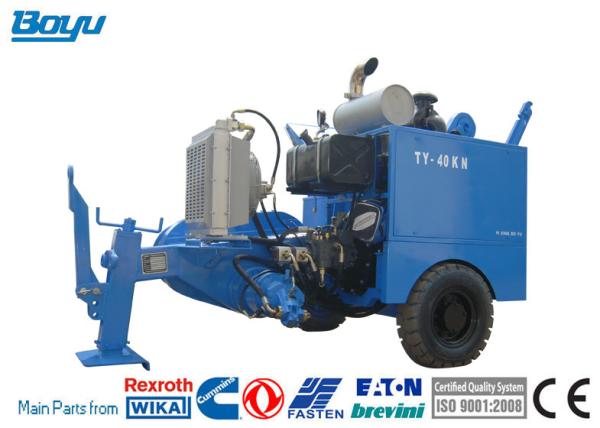 ligne de transmission 40kn de 1200mm hydraulique refroidissement par l'eau d'extracteur de câble
