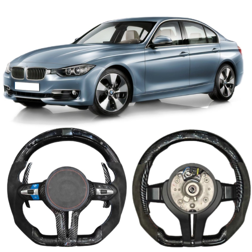 Sports Design Customized Alcantara LED Carbon Fiber Steering Wheel for BMW M3M4M5X1-X6