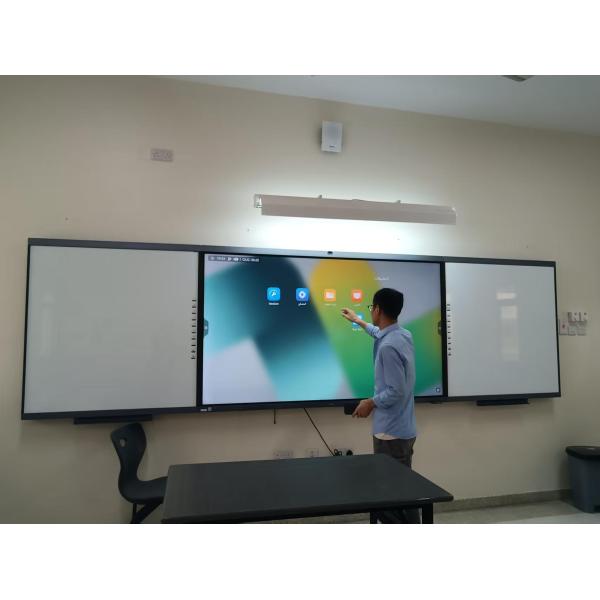 IBoard 4K Ultra HD Interactive Whiteboard with Infra-red Touch Technology and Dual Operating System for Smart Teaching