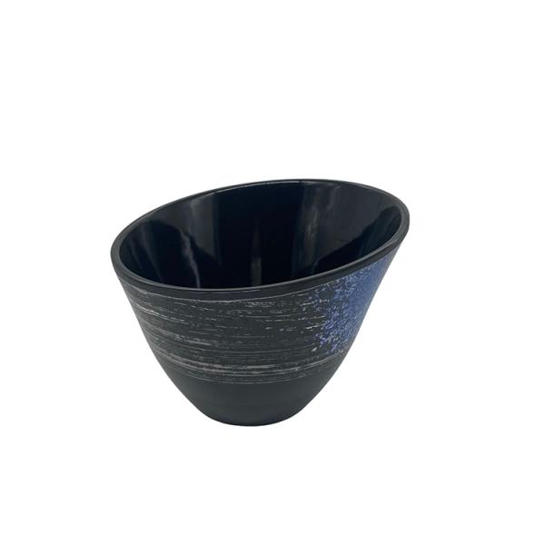 Restaurant Salad Melamine Bowl Plates Dinnerware With Bevel Shape