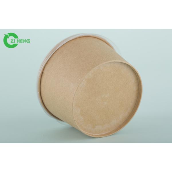 Grease Resistant Paper Chili Bowls , Microwavable 8 Oz Paper Bowls With Lids