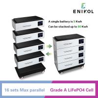 Batterie au lithium 48V 100ah 51.2v 10kwh 20kwh 30kwh Stockage d'énergie Lifepo4 Pack avec courant de charge de 100A
