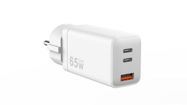 2025 LX ブランド 65W トリプルポート USB 急速充電器 2 USB C 1 USB A 急速充電アダプター 壁充電器